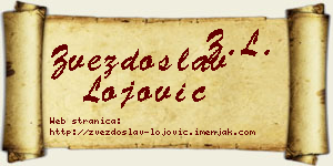 Zvezdoslav Lojović vizit kartica